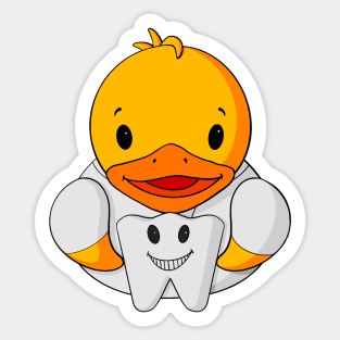 Dentist Rubber Duck Sticker